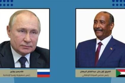البرهان يبعث ببرقية عاجلة للرئيس الروسي