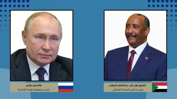 البرهان يبعث ببرقية عاجلة للرئيس الروسي